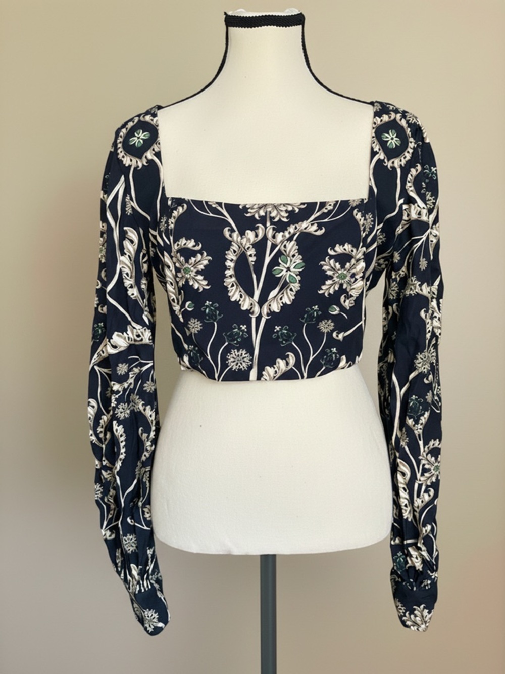 Agua by Agua Bendita Pera Gema Balloon Sleeve Top | NWT | Size M
